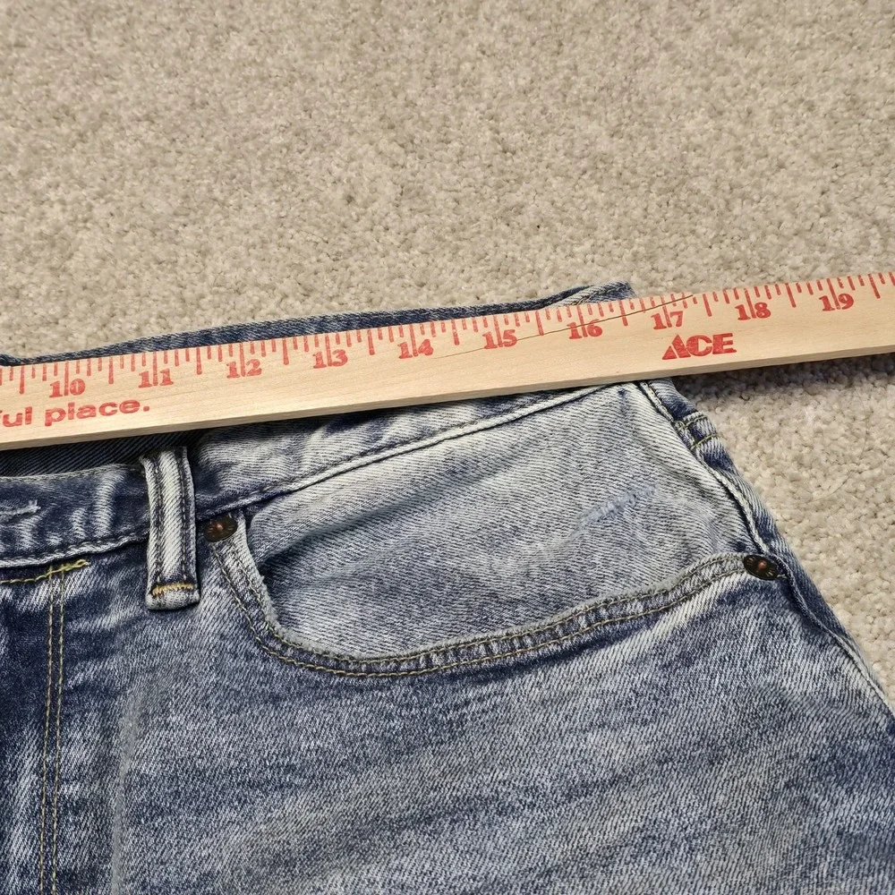 Nwt Todd Snyder Slim Fit Stretch Destroyed‎ Indigo Jeans Men's Sz 32 X 32